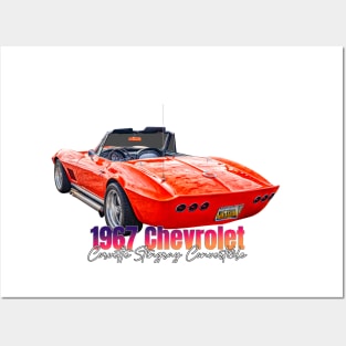 1967 Chevrolet Corvette Stingray Convertible Posters and Art